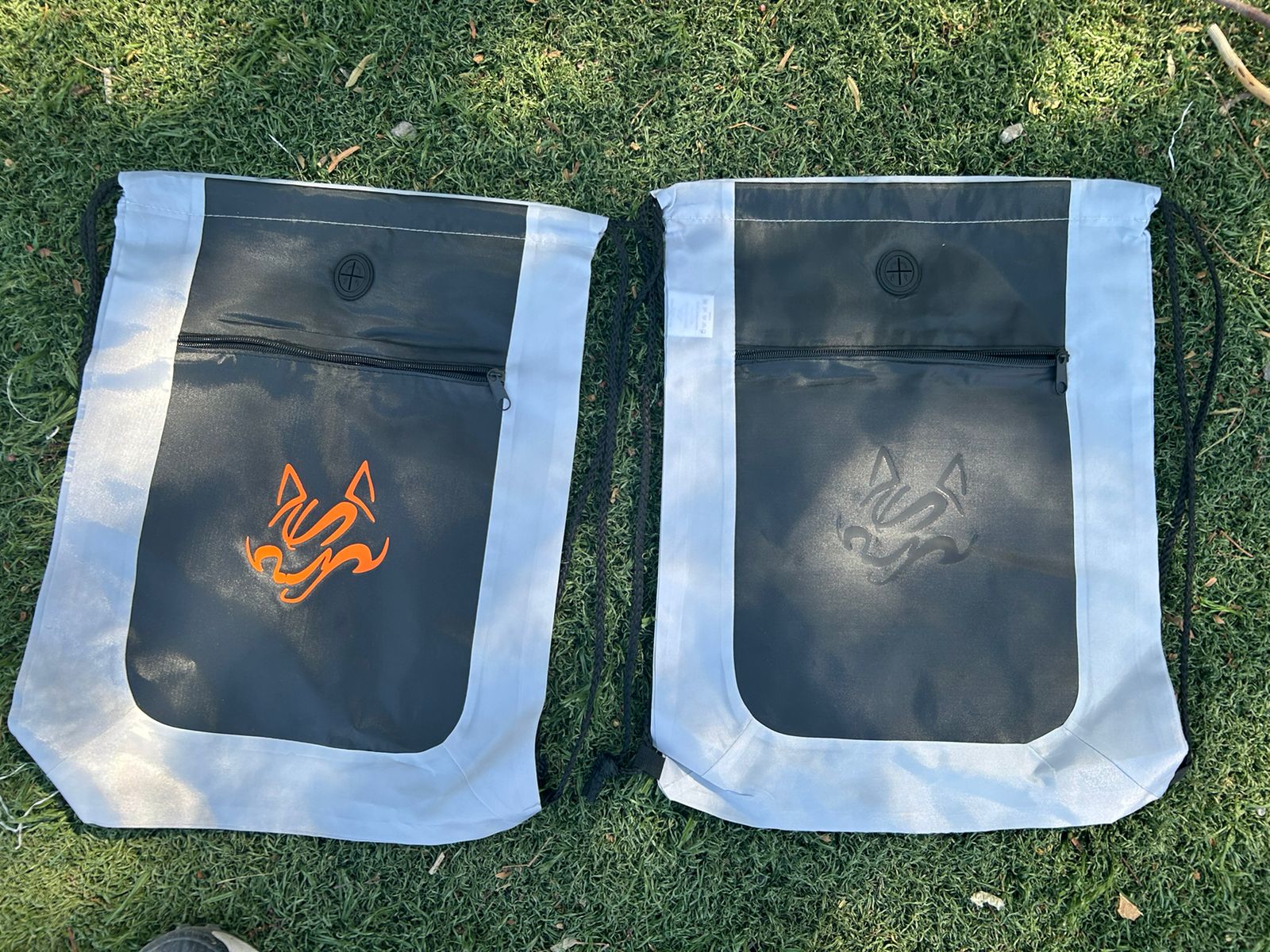 Morral con logo negro o naranja