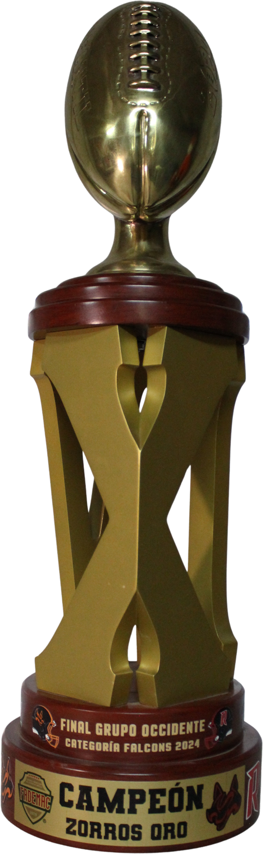 Trofeo de campeones del 2024 en FADEMAC en la categoría Falcons entre Zorros de Querétaro y Reds de San Luis