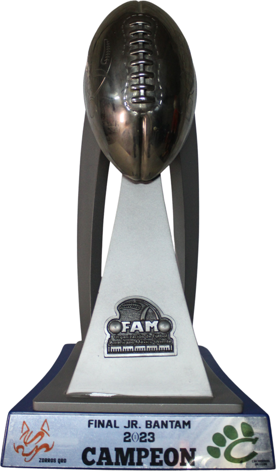 Trofeo de campeones del 2023 en OFAMO en la categoría Jr. Bantam entre Zorros de Querétaro y Cachorros de León